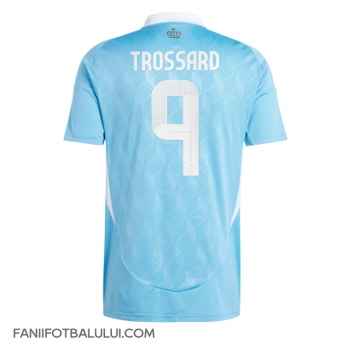 Belgia Leandro Trossard #9 Tricou Fotbal Replică European 2024 Barbati Deplasare